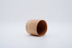 Bamboo cup - wiped lacquer, natural finish
