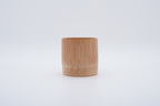Bamboo cup - wiped lacquer, natural finish