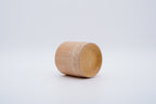 Bamboo cup - wiped lacquer, natural finish