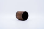 Bamboo cup - wiped lacquer pine soot finish