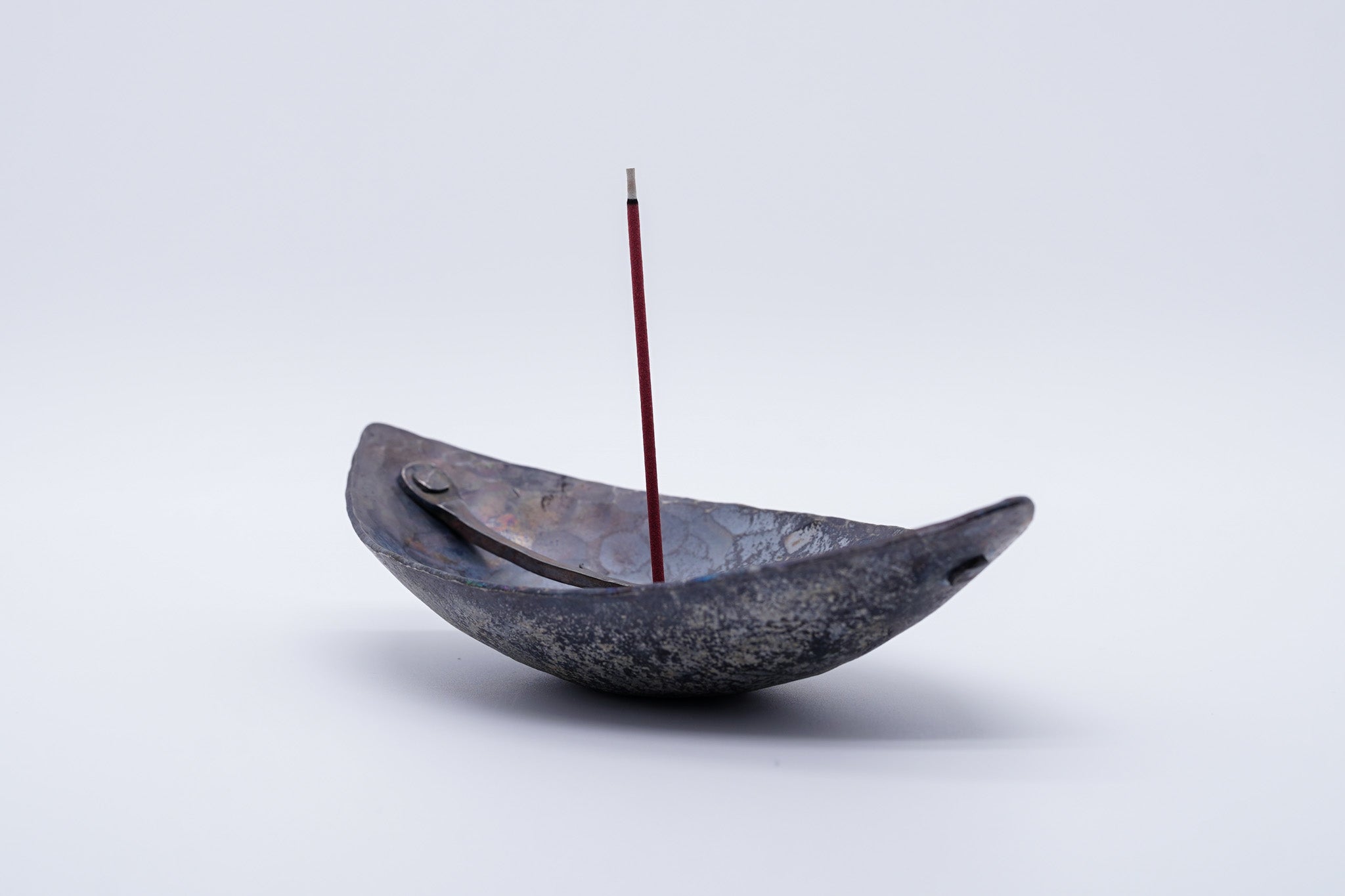 Crescent Moon incense or flower Pin