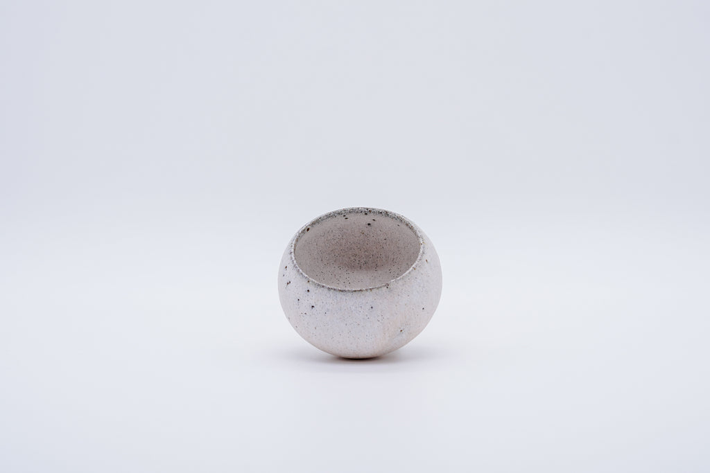 Hand-formed Speckled Porcelain Tea Cup