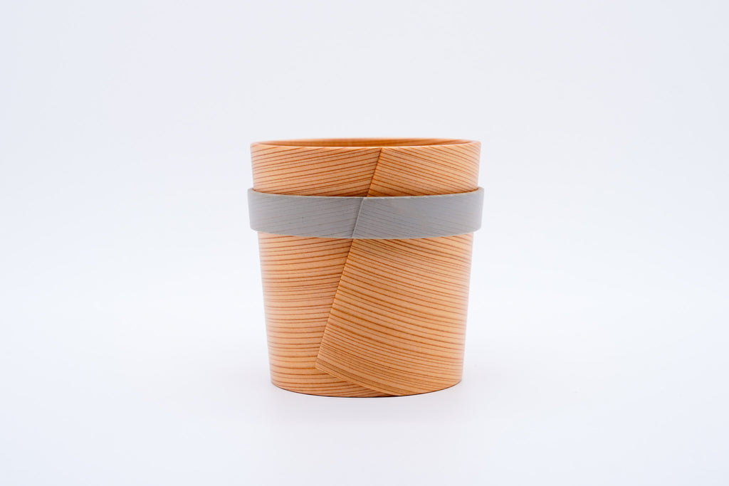 Odate bentwood cup with ring