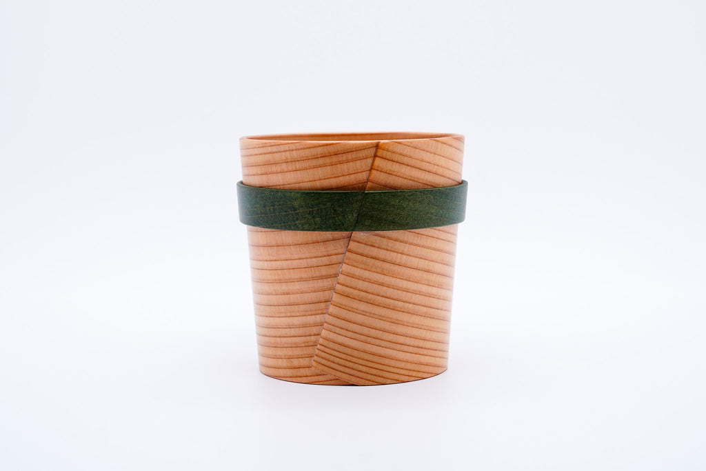Odate bentwood cup with ring