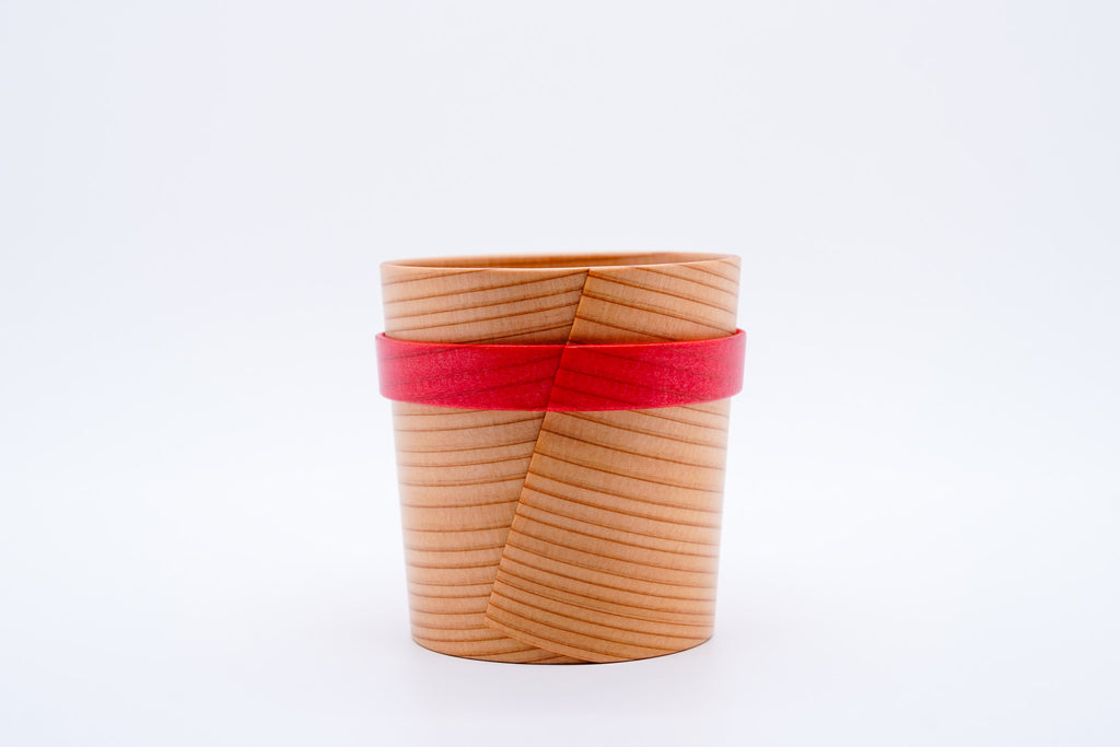 Odate bentwood cup with ring