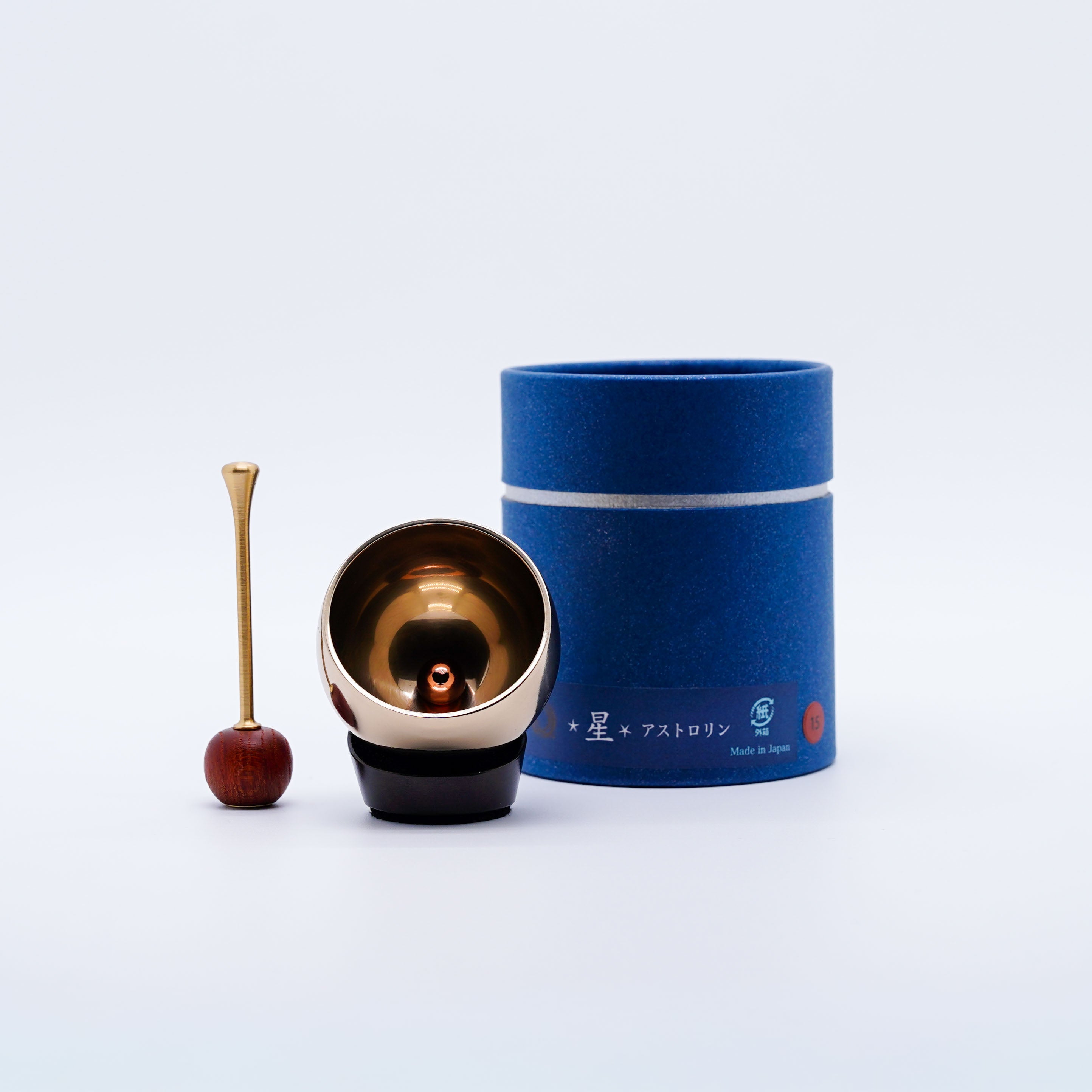 "Astrolin" dark bronze table bell