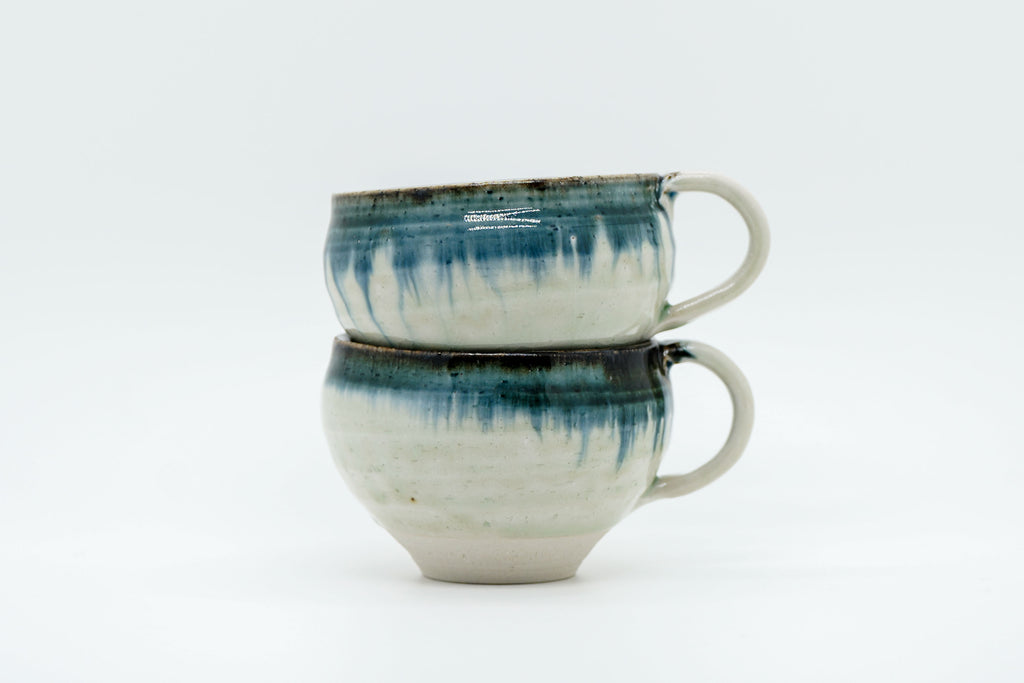 Mino Ware Nagara series mug "Aigetsu Shiro"