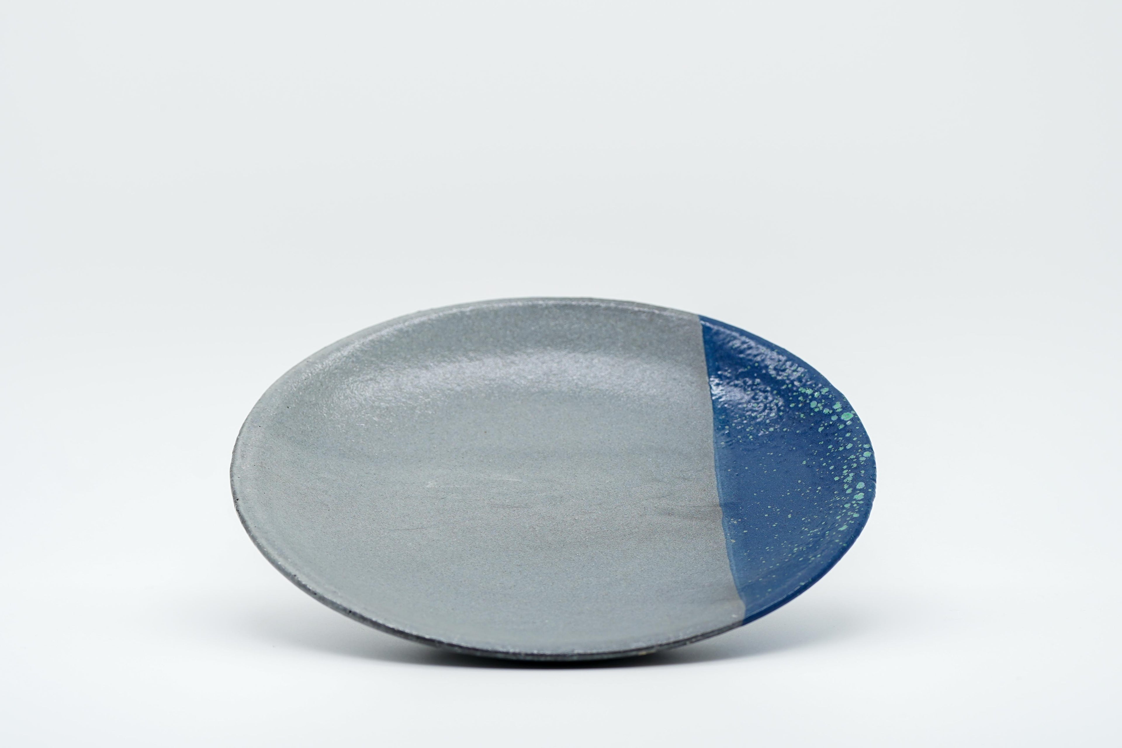Shigaraki ware 20.5cm plate