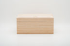 Paulownia wood gift box for Hasami ware white teapot set, Nagasaki, Japan