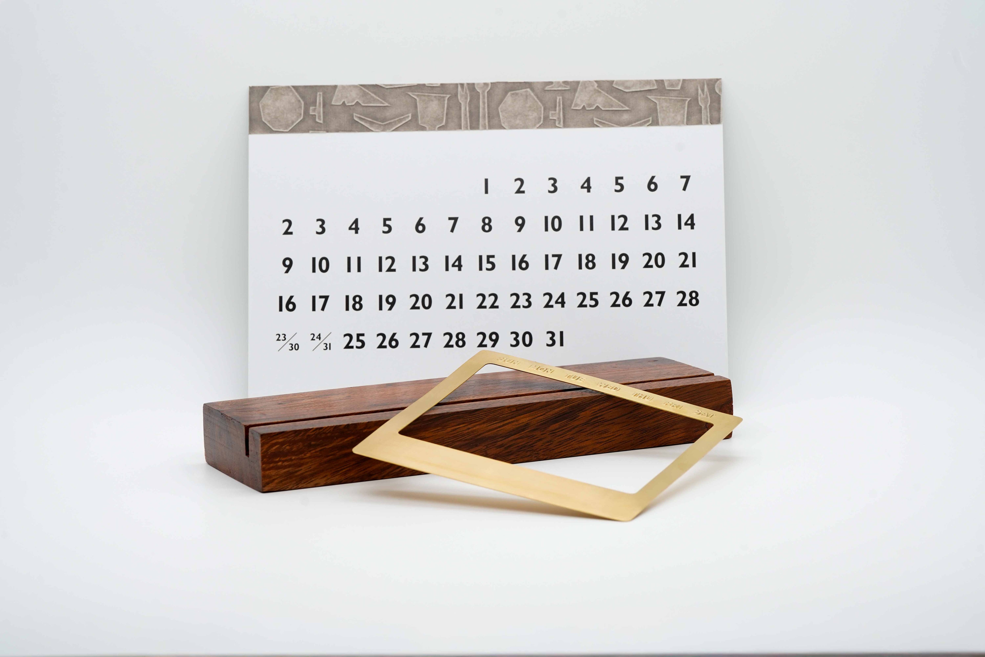 Echizen washi perpetual calendar