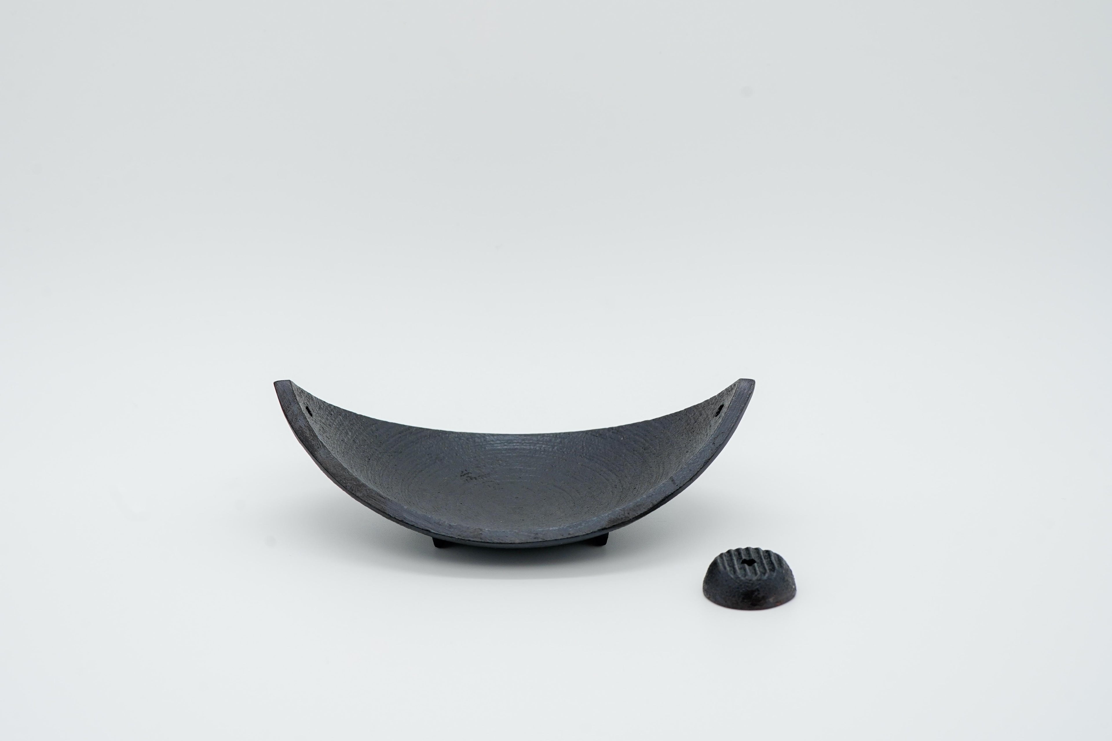 "Bamboo Leaf Boat" incense holder