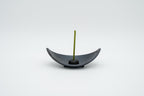"Bamboo Leaf Boat" incense holder