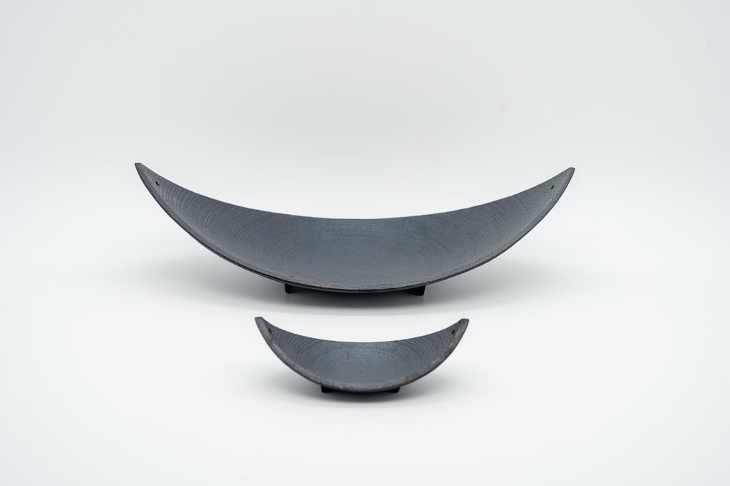 "Bamboo Leaf Boat" incense holder