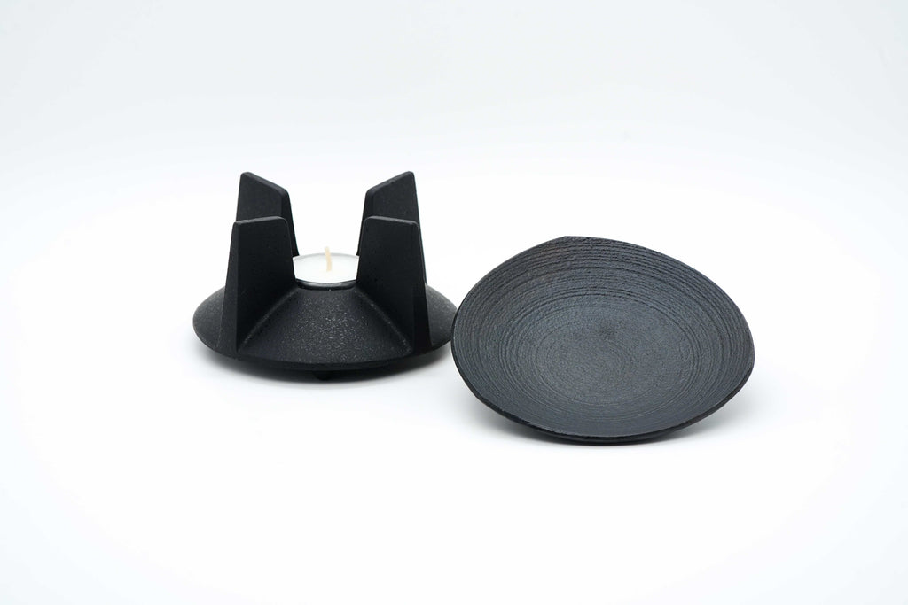 Tea incense furnace - three-way plate
