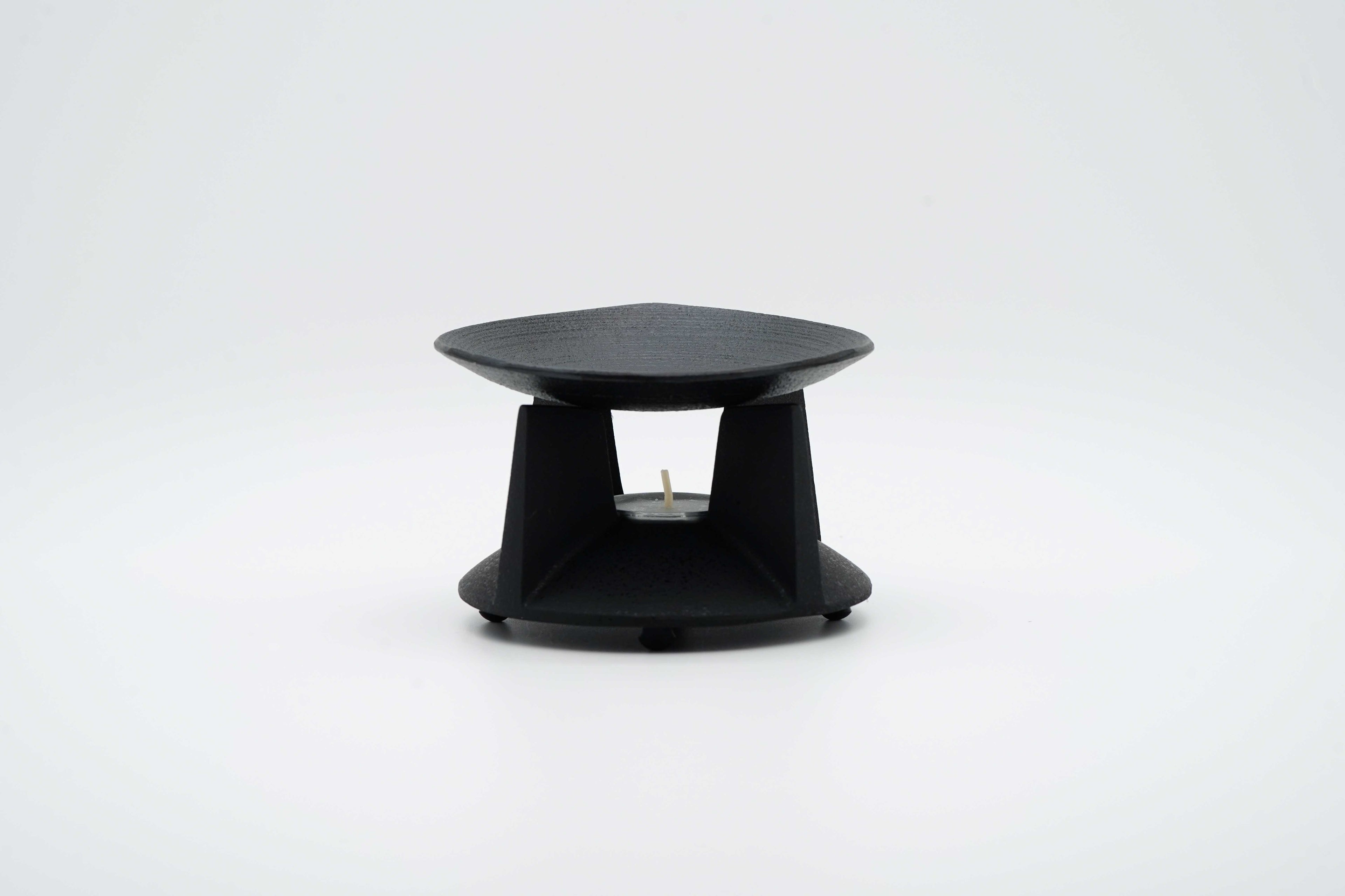 Tea incense furnace - three-way plate