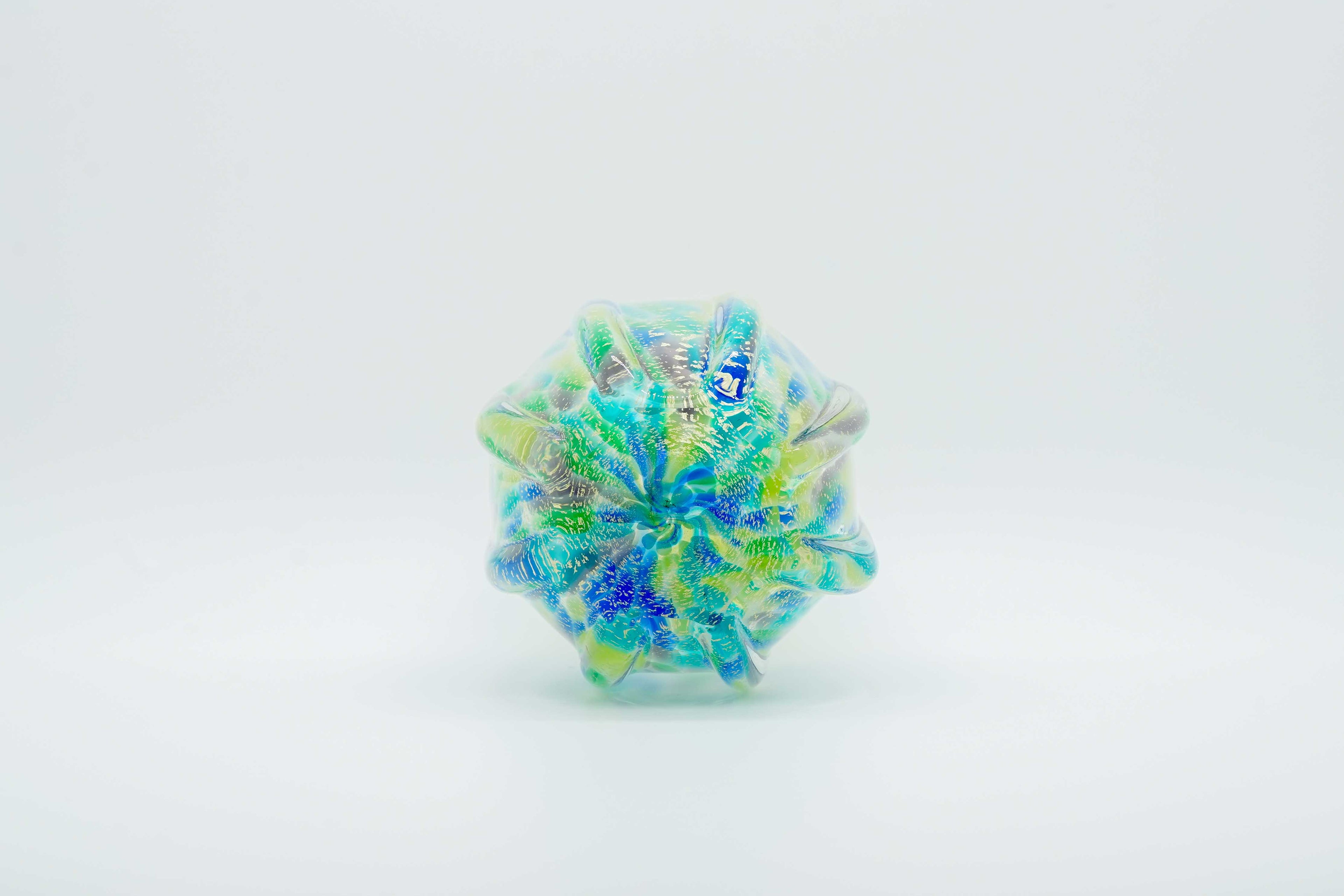 Adelia glass Hydrangea flower vase