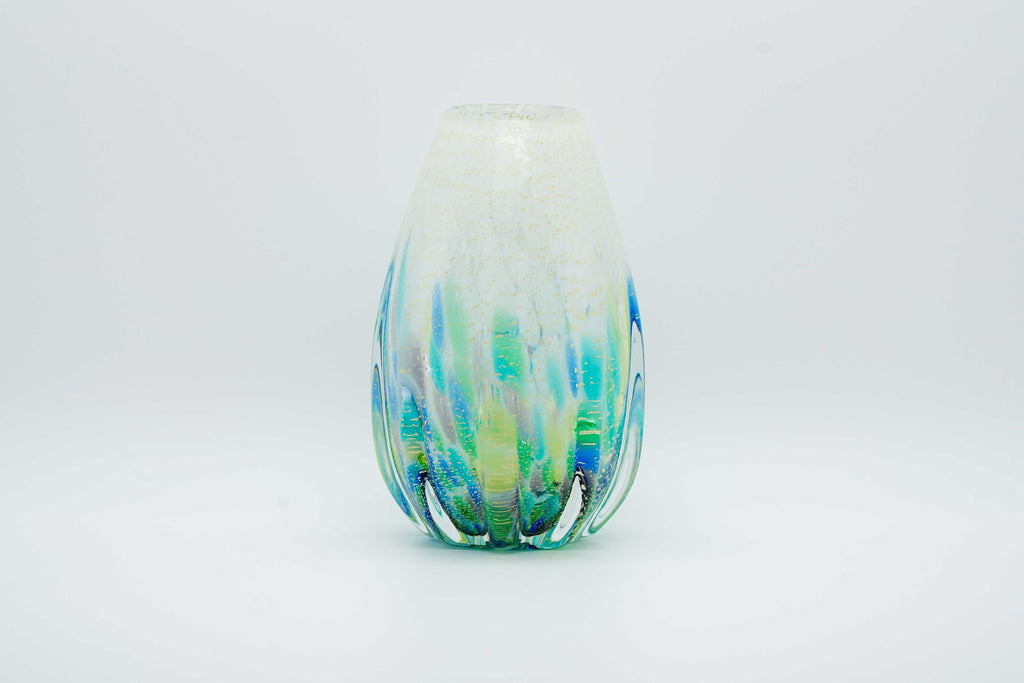 Adelia glass Hydrangea flower vase