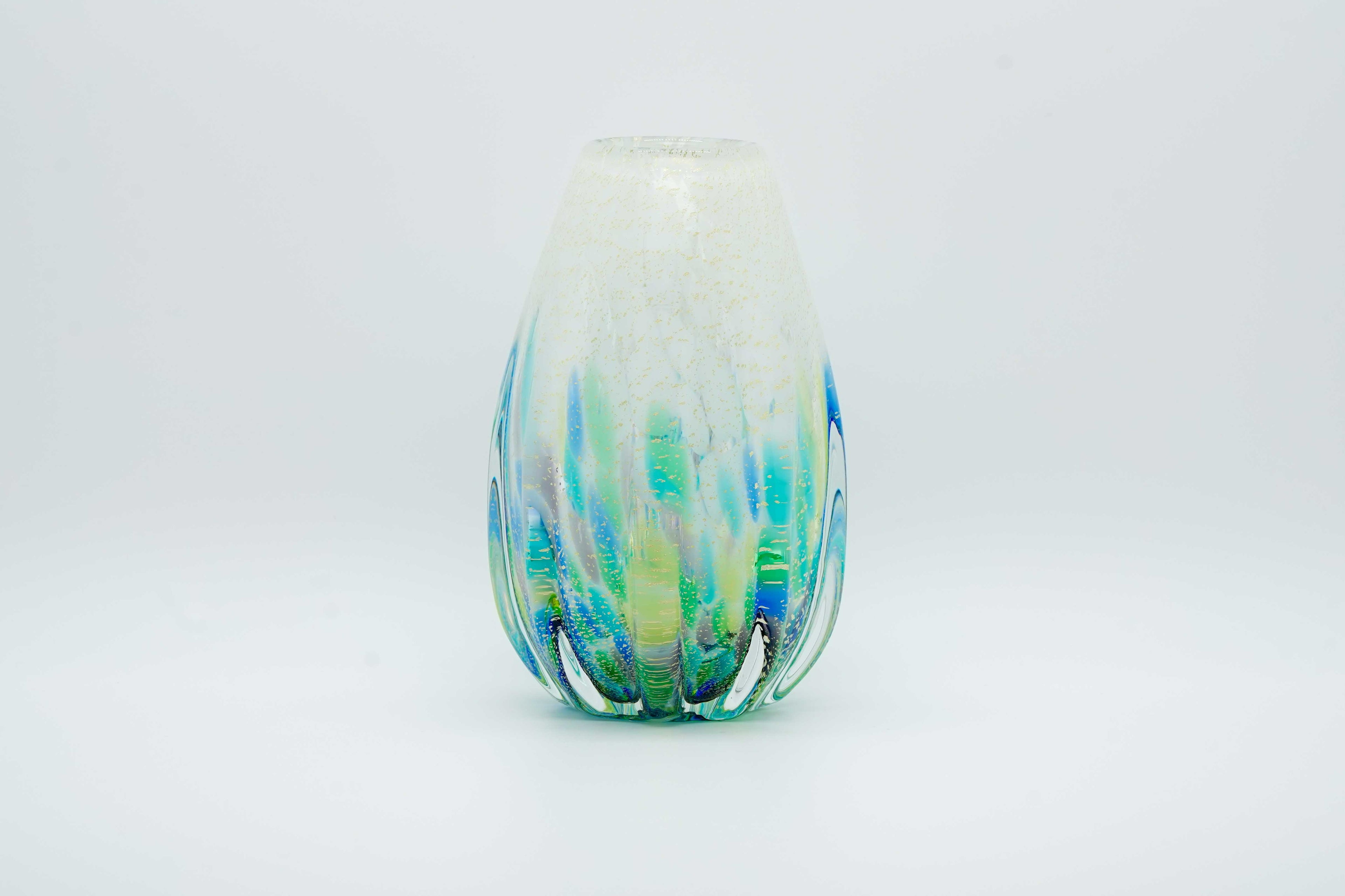 Adelia glass Hydrangea flower vase