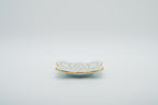Hand-painted Arita ware "Musubi" knot of good fortune small gold plate