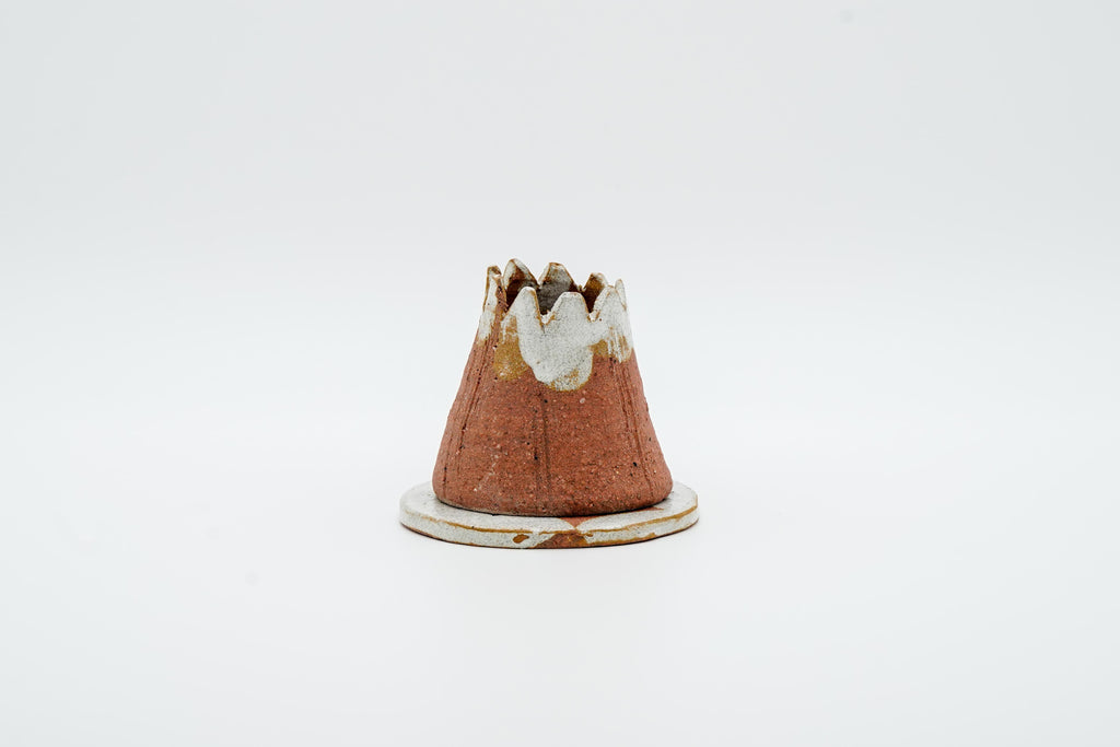 Volcano climbing incense holder