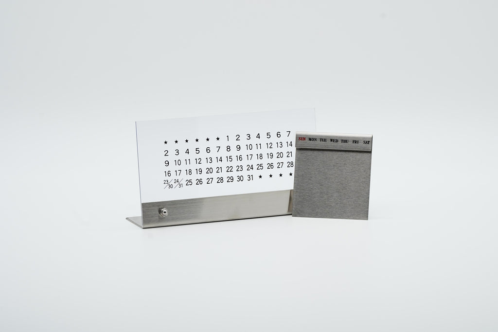 Acrylic perpetual calendar