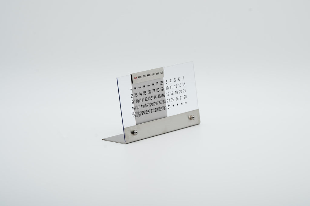 Acrylic perpetual calendar