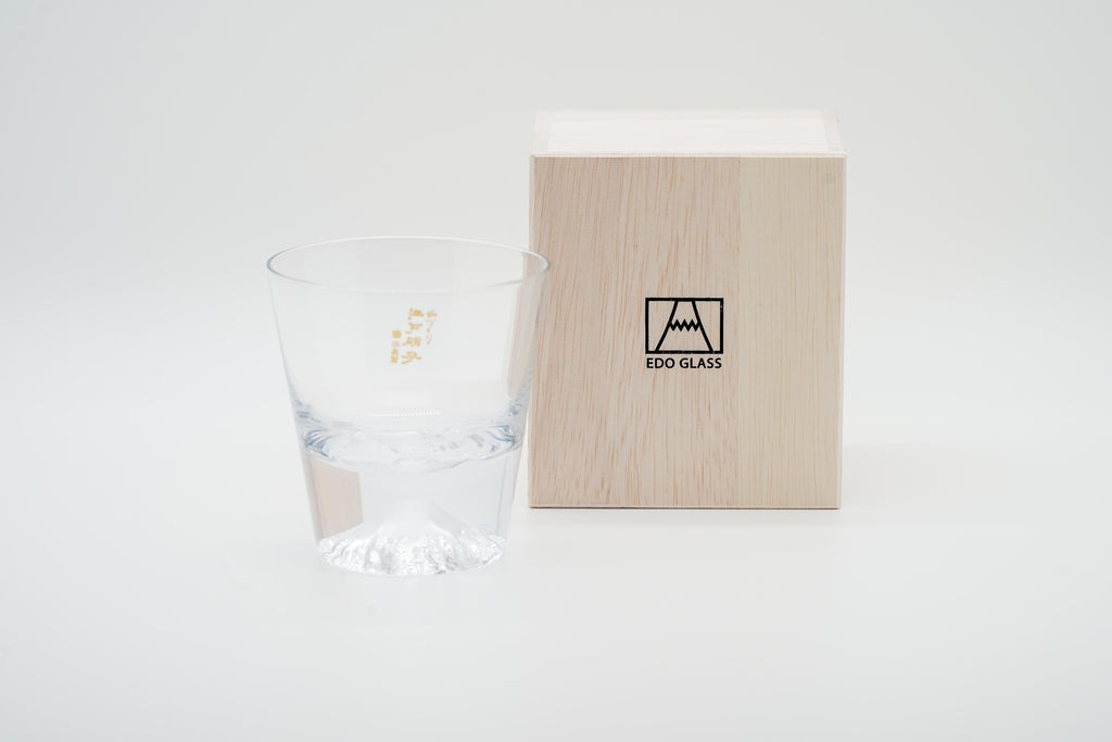 Fuji whisky glass