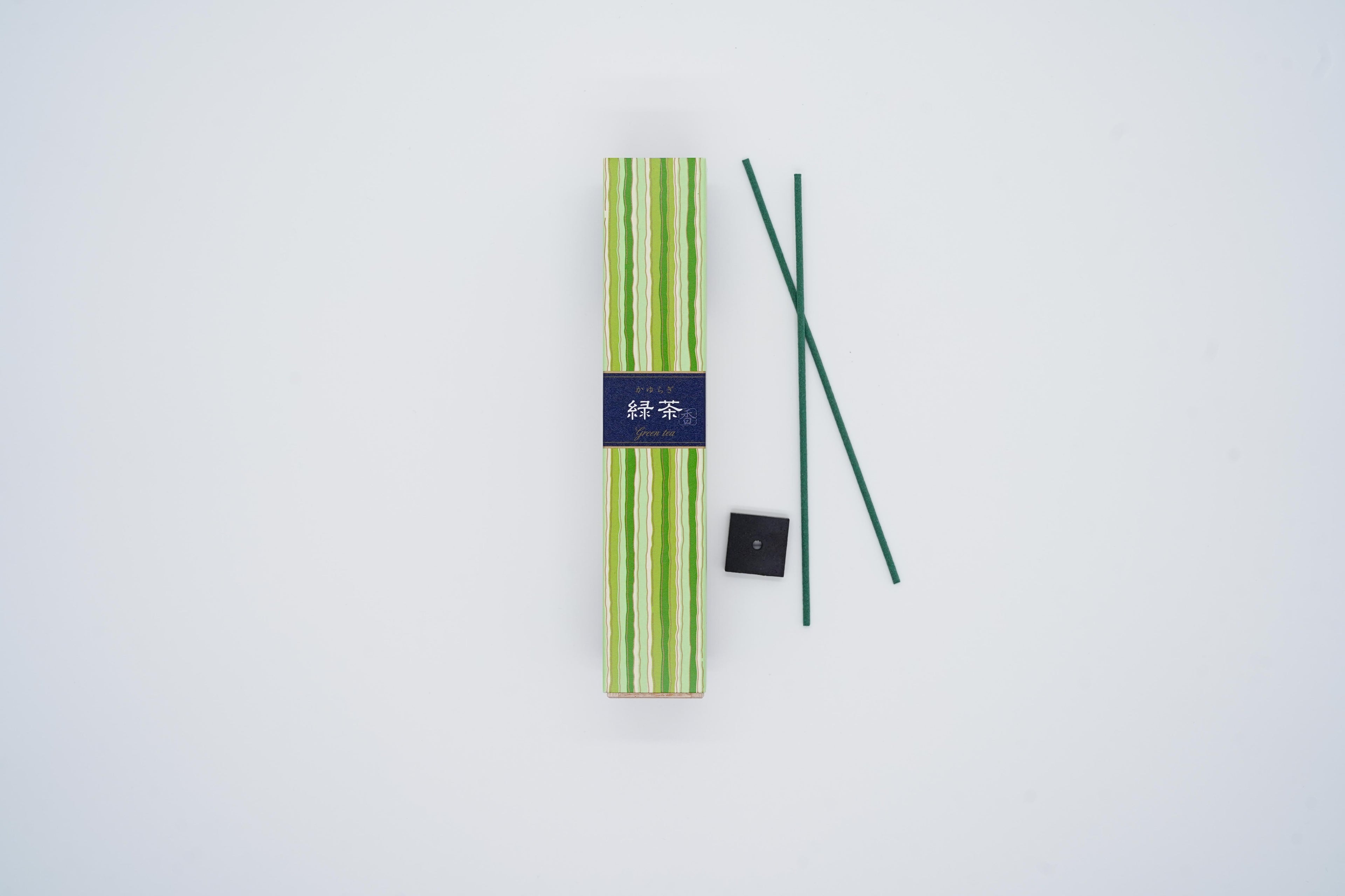 Green tea incense, Kayuragi, 40 sticks