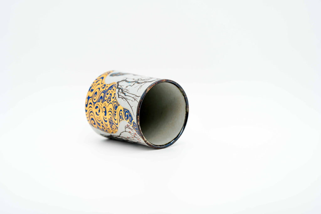 Kutani (九谷焼) korin ume tea cup