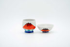 Red Fuji kutani sake cup