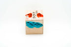 Red Fuji kutani sake cup