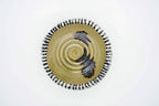 Wakakusa glazed "Tokusa" (十草) curved-rim bowl