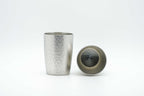 Pair of tin tumbler Berg in wooden gift box