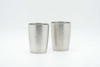Pair of tin tumbler Berg in wooden gift box