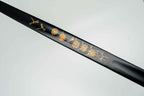 Lacquer-coated shoehorn in black