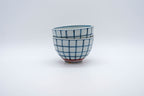 KOSOMETSUKE Rice Bowl, Antique Indigo Lattice