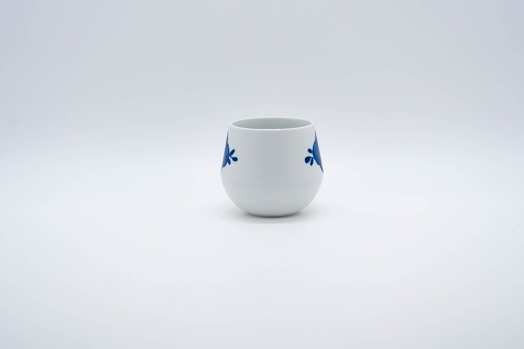 FIORE Yunomi Cup, Flower Vine (Indigo)