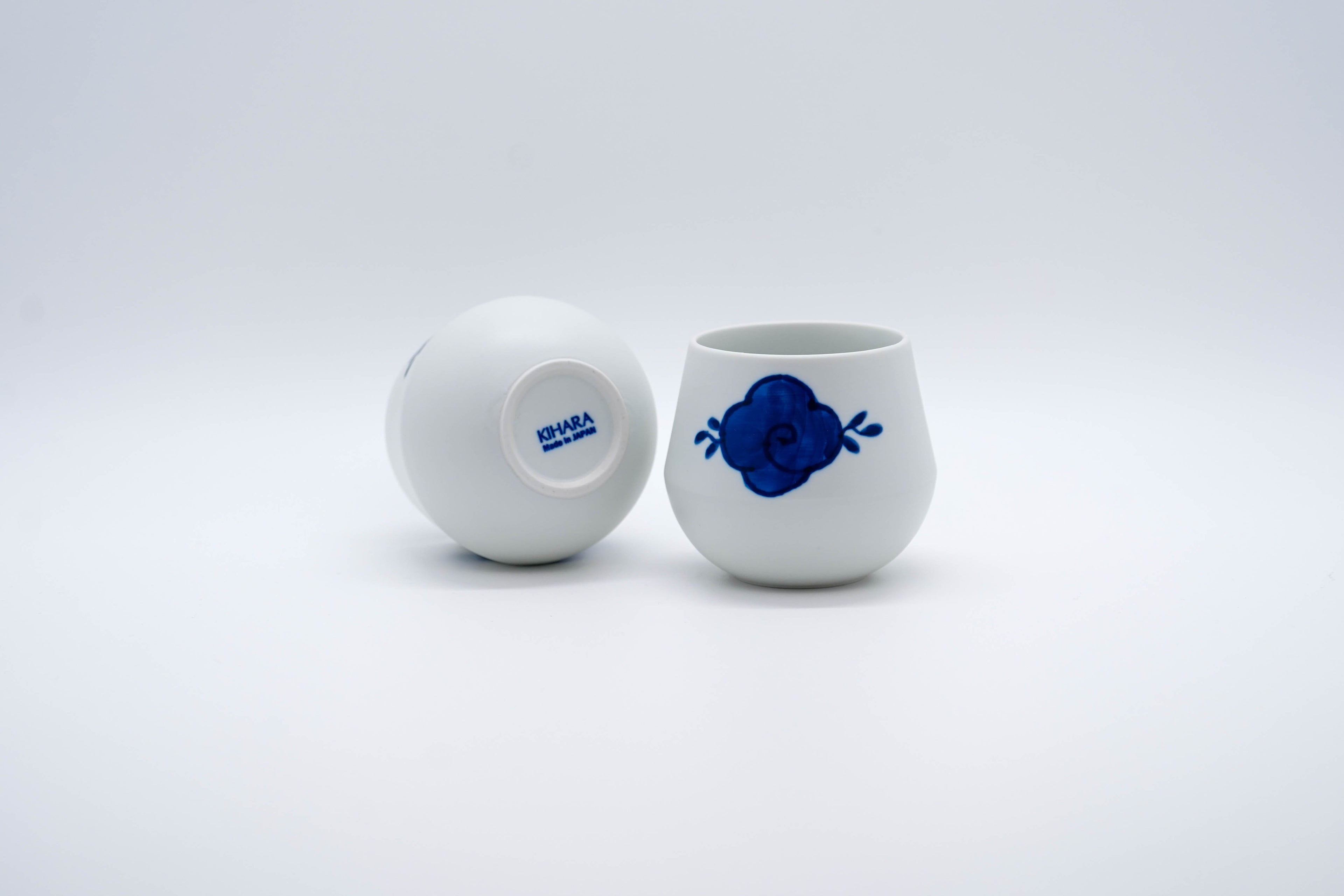 FIORE Yunomi Cup, Flower Vine (Indigo)