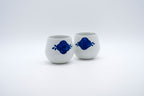 FIORE Yunomi Cup, Flower Vine (Indigo)