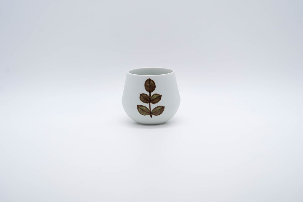 FIORE Yunomi Cup, Young Leaves (Brown)