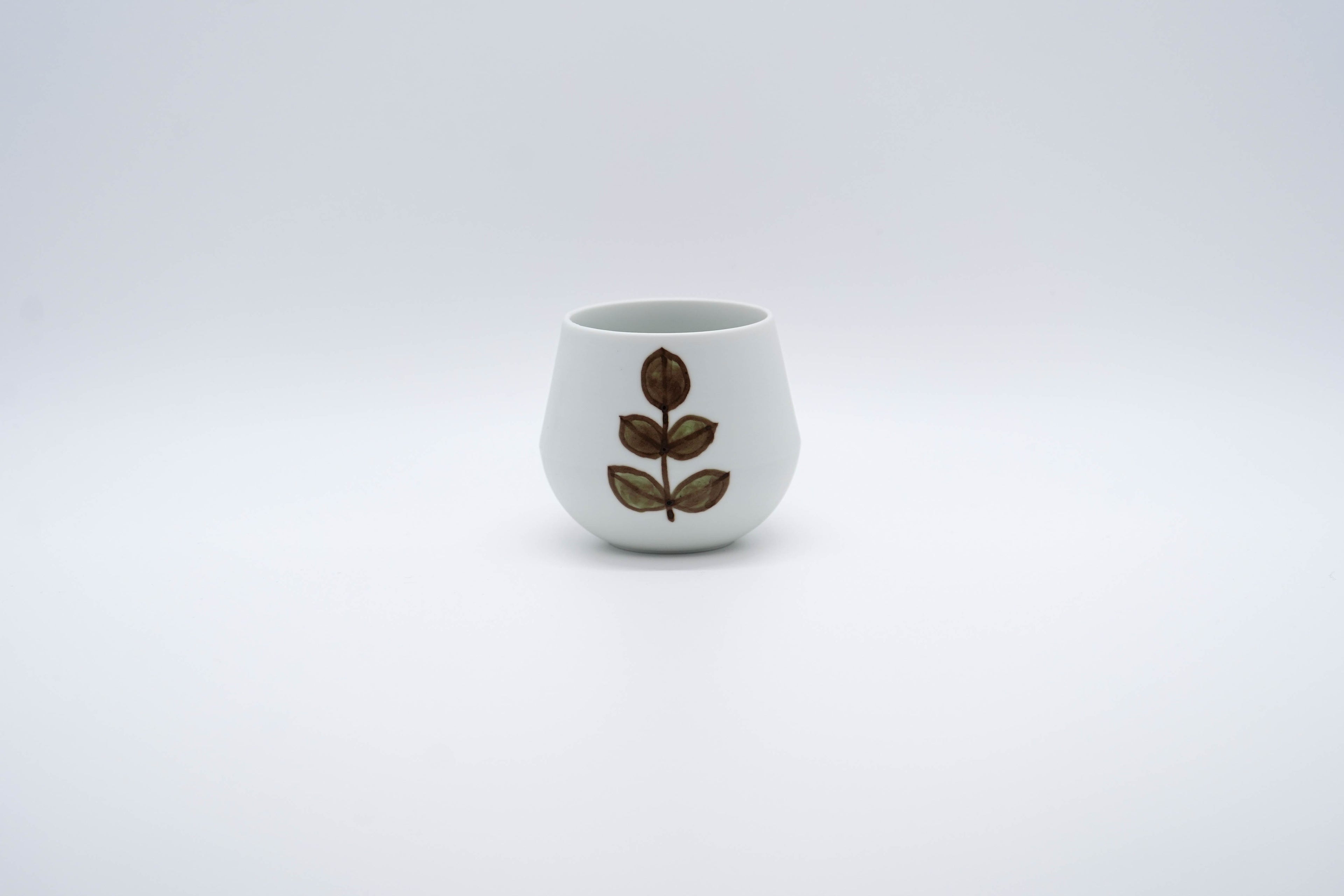 FIORE Yunomi Cup, Young Leaves (Brown)