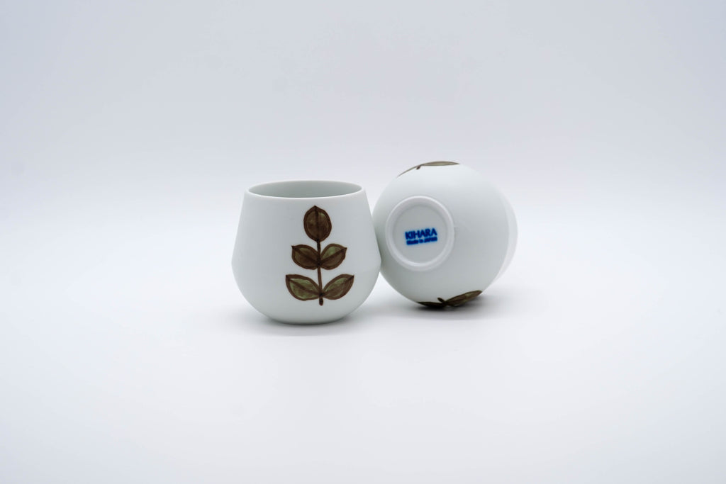FIORE Yunomi Cup, Young Leaves (Brown)