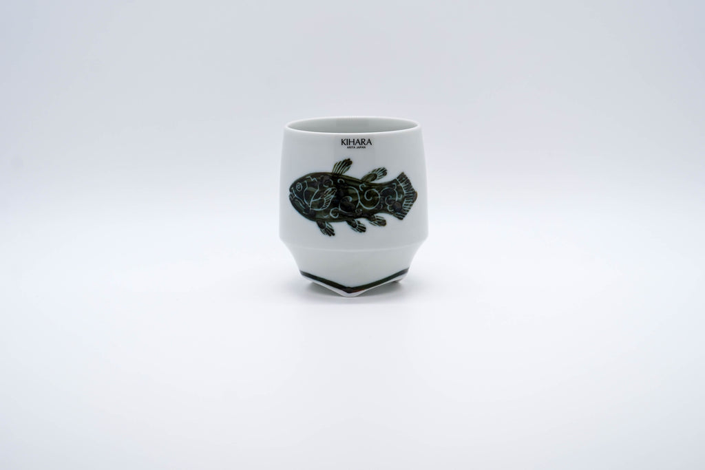 KOUSYUHAI Cup (Large), Fossil Fish (Black)