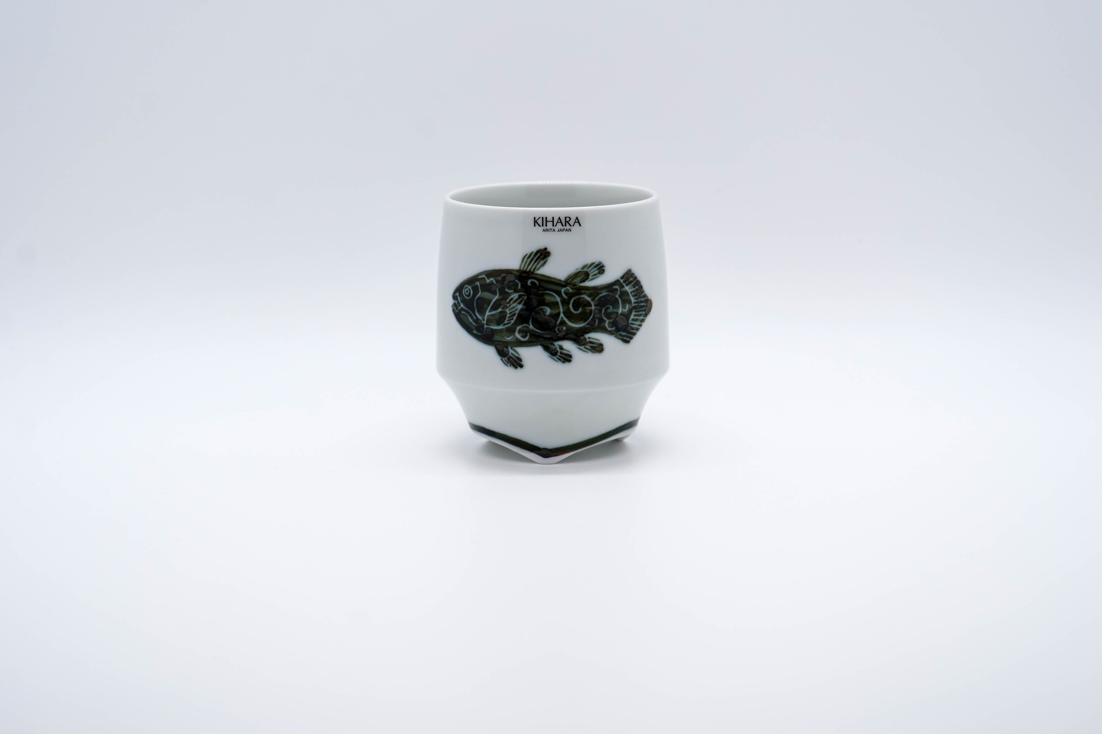 KOUSYUHAI Cup (Large), Fossil Fish (Black)