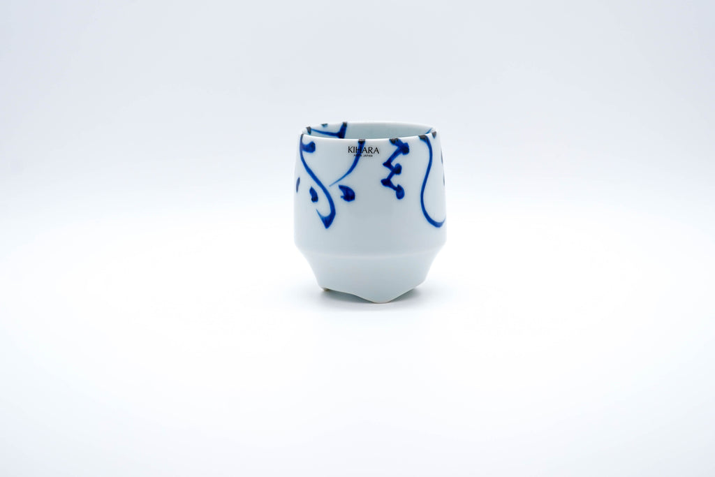 KOUSYUHAI Cup (Large), Flowers, Birds, Wind and Moon
