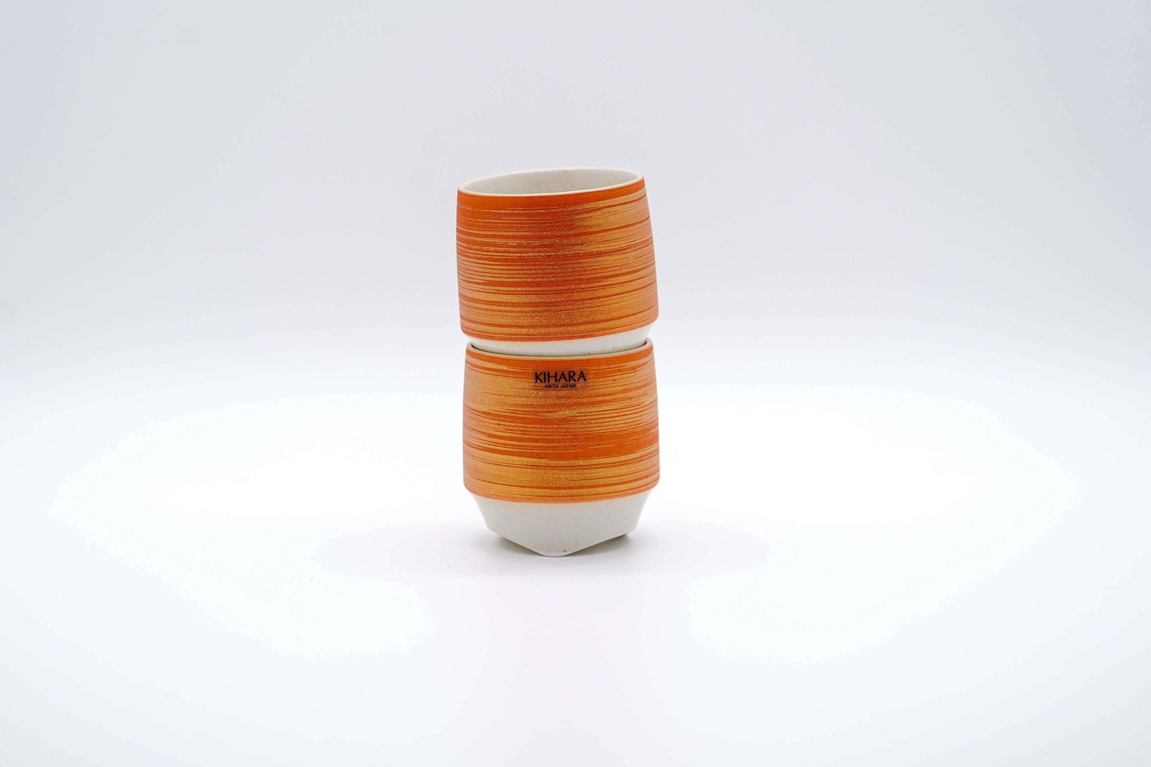 KOUSYUHAI Cup (Small), Vermilion and Gold Brushstroke