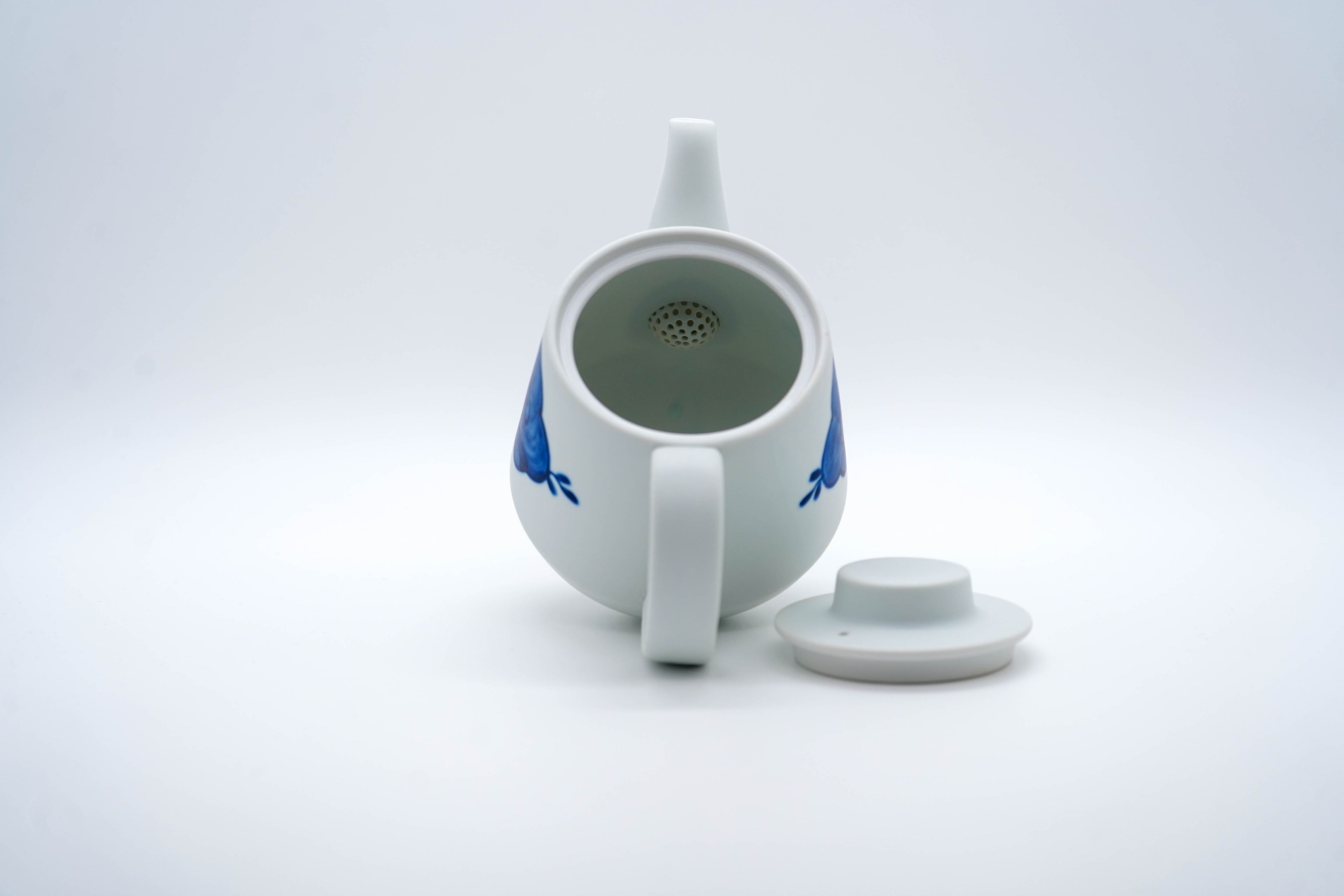 FIORE Teapot, Flower Vine (Indigo)
