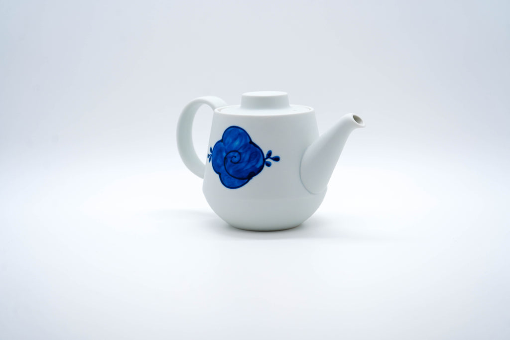 FIORE Teapot, Flower Vine (Indigo)