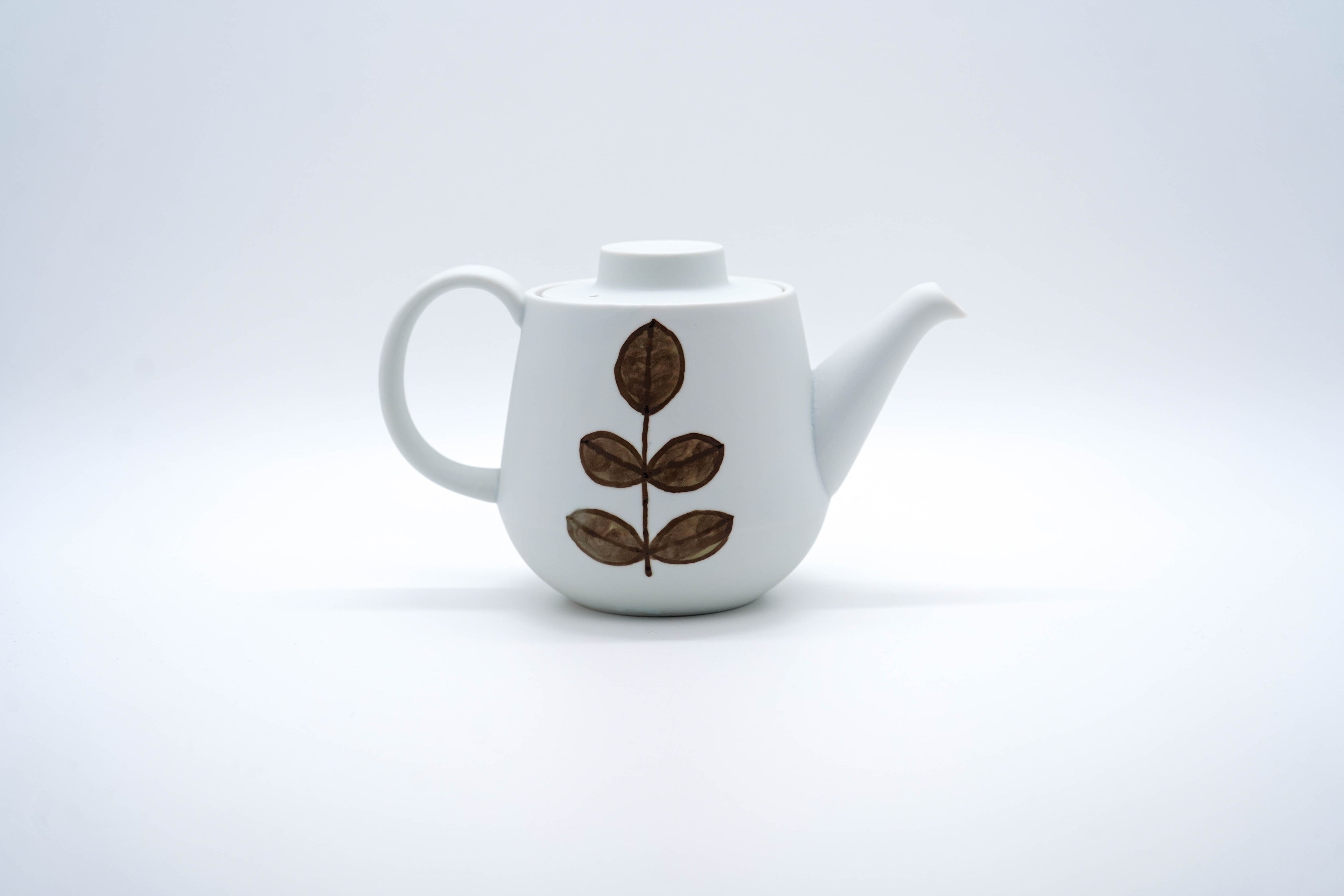 FIORE Teapot, Young Leaves (Brown)