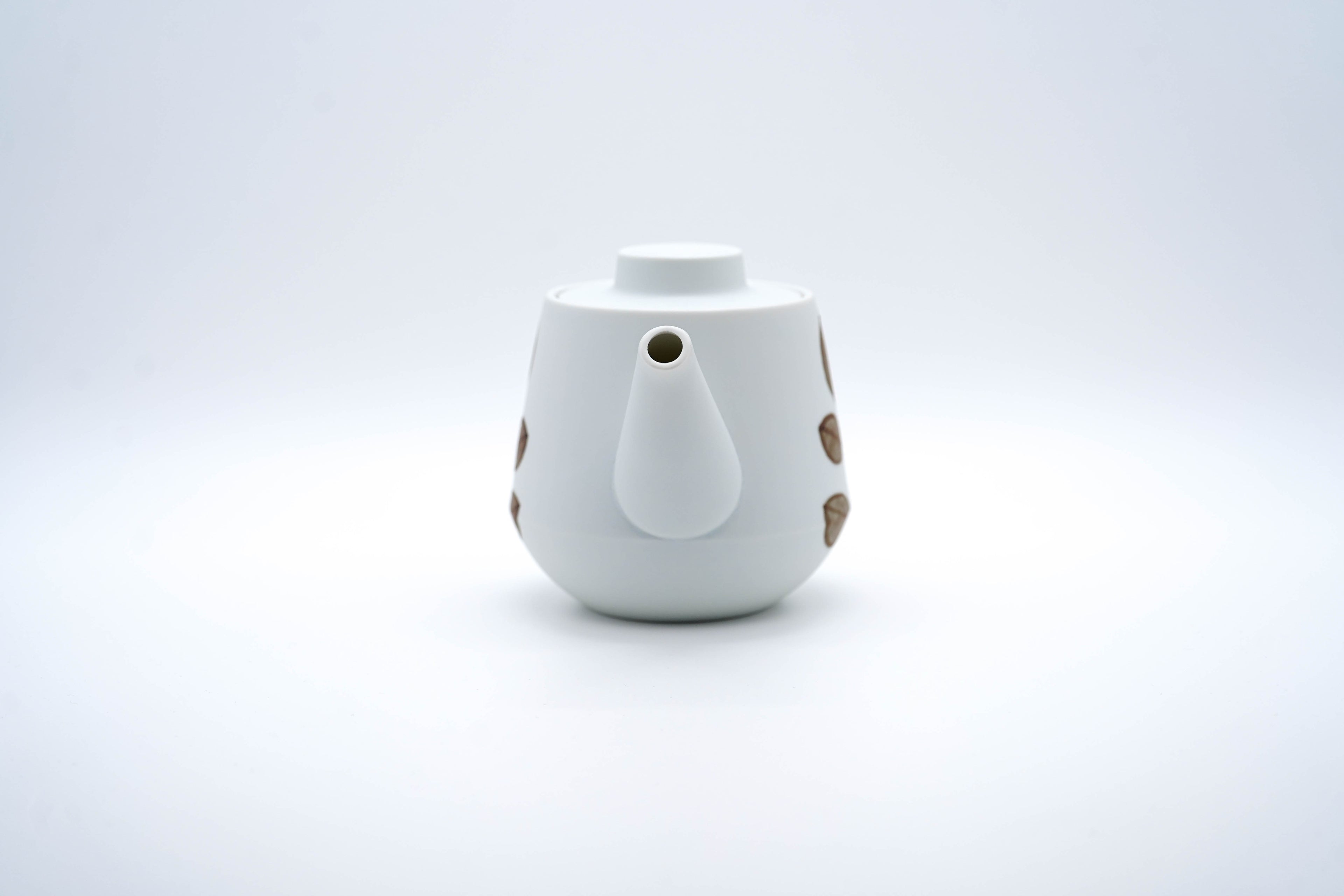 FIORE Teapot, Young Leaves (Brown)